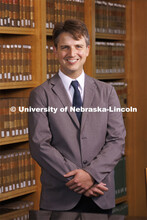Kyle Langvardt, Assistant Professor, College of Law. College of Law portrait session. August 18, 202