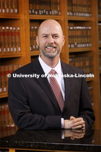 Paul Weitzel, Assistant Professor, College of Law. College of Law portrait session. August 18, 2022.