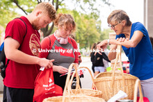 Wellness Fest and Goat Yoga on the Nebraska Union green space. August 20, 2022. 