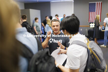Raikes School Design Studio held a job fair in the Gaughan Center so students could interview with t