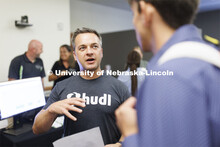 Raikes School Design Studio held a job fair in the Gaughan Center so students could interview with t