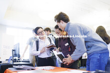 Raikes School Design Studio held a job fair in the Gaughan Center so students could interview with t