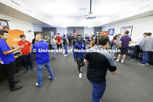 Raikes School Design Studio held a job fair in the Gaughan Center so students could interview with t