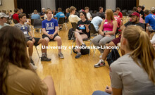 The Husker Dialogues program allows first-year students a chance to engage in face-to-face discussio
