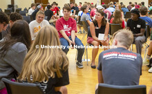 The Husker Dialogues program allows first-year students a chance to engage in face-to-face discussio