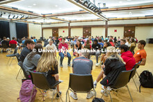 The Husker Dialogues program allows first-year students a chance to engage in face-to-face discussio