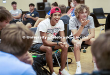 The Husker Dialogues program allows first-year students a chance to engage in face-to-face discussio