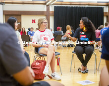 The Husker Dialogues program allows first-year students a chance to engage in face-to-face discussio