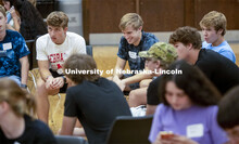 The Husker Dialogues program allows first-year students a chance to engage in face-to-face discussio