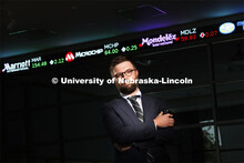 James Tierney, Assistant Professor, College of Law, researches mobile apps and stock trading. Septem