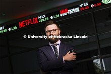 James Tierney, Assistant Professor, College of Law, researches mobile apps and stock trading. Septem