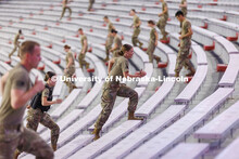 More than 160 UNL ROTC cadets along with active-duty military personnel, local first responders and 
