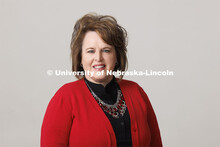 Studio portrait of Kelli Becker, Assistant to the Director/Office Coordinator, Office of Admissions.
