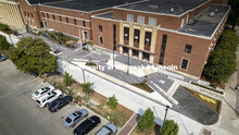 Veterans’ Tribute project outside Military and Naval Science building. September 14, 2022. 