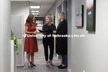 Eve Brank (in black), Director of the Center on Children, Families, and the Law and a Professor of P