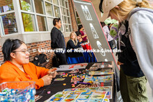 Fiesta on the green at the Nebraska Union Plaza. Fiesta on the Green is an annual Latino culture and