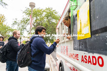 Fiesta on the green at the Nebraska Union Plaza. Fiesta on the Green is an annual Latino culture and