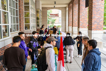 Fiesta on the green at the Nebraska Union Plaza. Fiesta on the Green is an annual Latino culture and