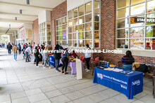 Fiesta on the green at the Nebraska Union Plaza. Fiesta on the Green is an annual Latino culture and