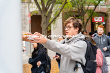 Fiesta on the green at the Nebraska Union Plaza. Fiesta on the Green is an annual Latino culture and