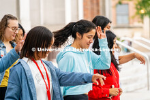 Fiesta on the green at the Nebraska Union Plaza. Fiesta on the Green is an annual Latino culture and