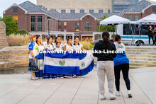 Fiesta on the green at the Nebraska Union Plaza. Fiesta on the Green is an annual Latino culture and