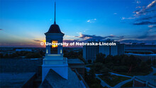 Love Library Cupola. September 29, 2022. 