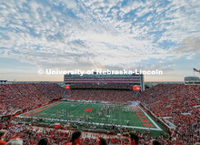 Football game in Memorial Stadium. NU vs Indiana. October 1, 2022. 
