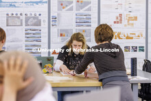 Students work on projects in Design Studio. Design studios in Architecture Hall. October 12, 2022. 