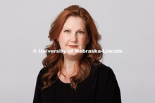 Studio portrait of Sasha Dobson, Lecturer for the Johnny Carson School of Theatre and Film, Hixon-Li
