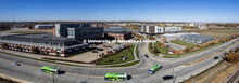 Aerial views of the south side of Nebraska Innovation Campus ( NIC ). October 25, 2022. 