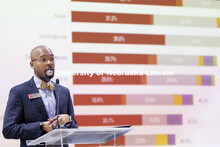 Marco Barker, Vice Chancellor for Diversity and Inclusion, delivers the 2022 State of Diversity in E