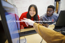 Students working in a classroom. Raikes School photo shoot. October 27, 2022. 
