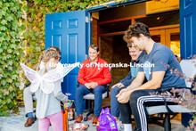 The university hosted a public Trick-or-Treat event in the Nebraska Union and at the chapter houses 