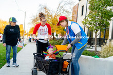 The university hosted a public Trick-or-Treat event in the Nebraska Union and at the chapter houses 