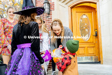 The university hosted a public Trick-or-Treat event in the Nebraska Union and at the chapter houses 