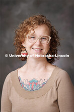 Studio portrait of Katrina Jagodinsky, Associate Professor of History. November 3, 2022. 