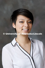 Studio portrait of Rin Nguyen, Graduate Assistant – TRiO Upward Bound at UNL. November 3, 2022. 