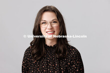 Studio portrait of Brianna Smith, Lecturer, Glenn Korff School of Music. November 10, 2022. 