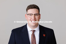 Studio portrait of Dylan Anderson, ASEM New Student Enrollment Orientation Leaders. December 5, 2022