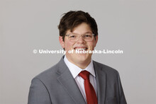 Studio portrait of Preston Kotik, ASEM New Student Enrollment Orientation Leaders. December 5, 2022.