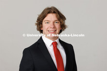 Studio portrait of Sam Pribyl, ASEM New Student Enrollment Orientation Leaders. December 5, 2022. 