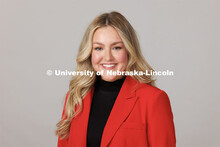 Studio portrait of Emmerson Putnam, ASEM New Student Enrollment Orientation Leaders. December 5, 202