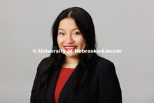 Studio portrait of Isela Tercero, ASEM New Student Enrollment Orientation Leaders.  December 5, 2022