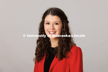 Studio portrait of Sophi Throener Rodriguez, ASEM New Student Enrollment Orientation Leaders. Decemb