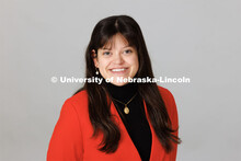 Studio portrait of Cristina Villa, ASEM New Student Enrollment Orientation Leaders. December 5, 2022
