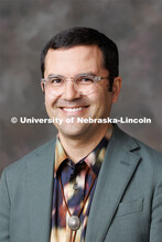 Studio portrait of Gabriel Bruguier, Assistant Professor, University Libraries. January 26, 2023. 