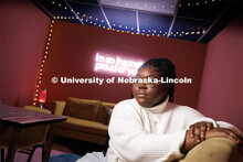 Odelia Amenyah, senior in journalism and advertising/public relations, for Black History Month featu