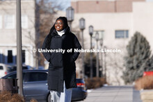 Odelia Amenyah, senior in journalism and advertising/public relations, for Black History Month featu