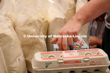 Groups prepared baked goods using flour made from crickets. Battle of the Food Scientists at Nebrask